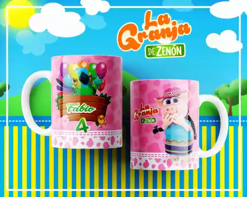 vectores plantilas LA GRANJA DE ZENON,ANIMALITOS,ANIMALES,NIñOS,